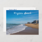 Virginia Beach in Virginia Briefkaart (Voorkant / Achterkant)