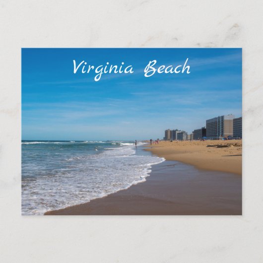Virginia Beach in Virginia Briefkaart (Voorkant)
