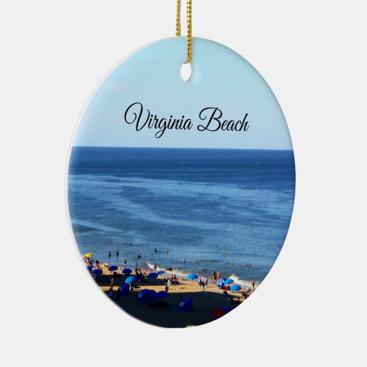 Virginia Beach Keramisch Ornament (Rechts)