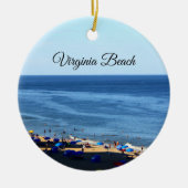 Virginia Beach Keramisch Ornament (Voorkant)