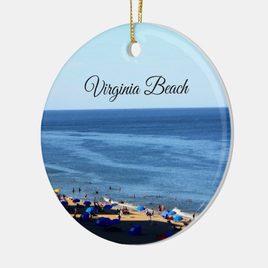 Virginia Beach Keramisch Ornament (Links)