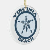 Virginia Beach. Keramisch Ornament (Rechts)