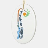 Virginia Beach. Keramisch Ornament (Links)