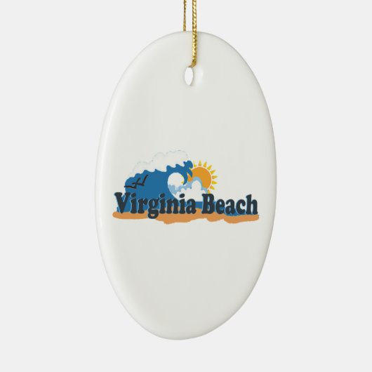 Virginia Beach. Keramisch Ornament (Rechts)