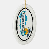 Virginia Beach. Keramisch Ornament (Rechts)