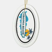Virginia Beach. Keramisch Ornament (Links)