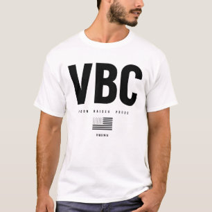 Virginia Beach Love - Born Raises Proud T-shirt
