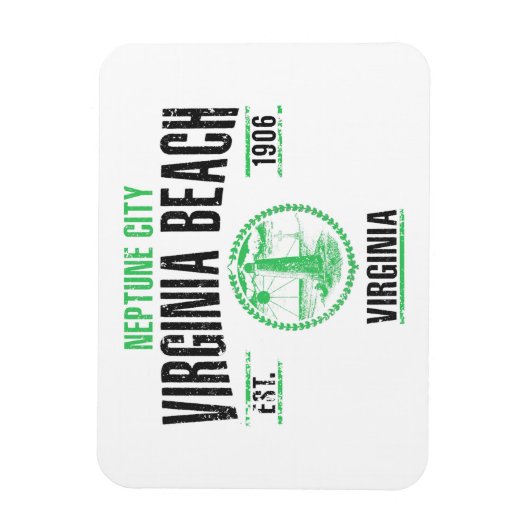 Virginia Beach Magneet (Verticaal)