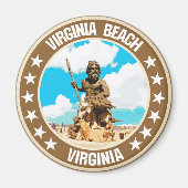 Virginia Beach Magneet (Voorkant)