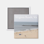 Virginia Beach Magneet (Voorkant / Achterkant)