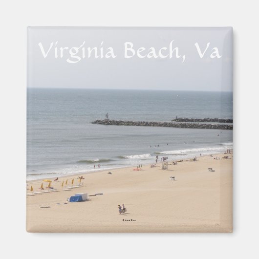 Virginia Beach Magneet (Voorkant)
