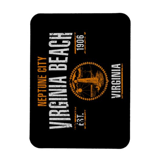 Virginia Beach Magneet (Verticaal)