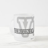 Virginia Beach Matglas Koffiemok (Voorkant links)