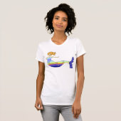 Virginia Beach Mermaid T-shirt (Voorkant volledig)