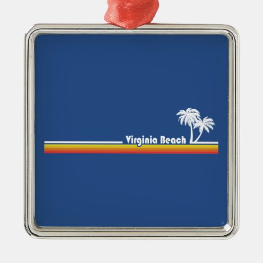 Virginia Beach Metalen Ornament (Voorkant)