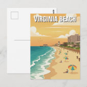 Virginia Beach Reizen Briefkaart (Voorkant / Achterkant)