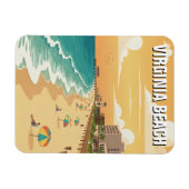Virginia Beach Reizen Magneet (Horizontaal)