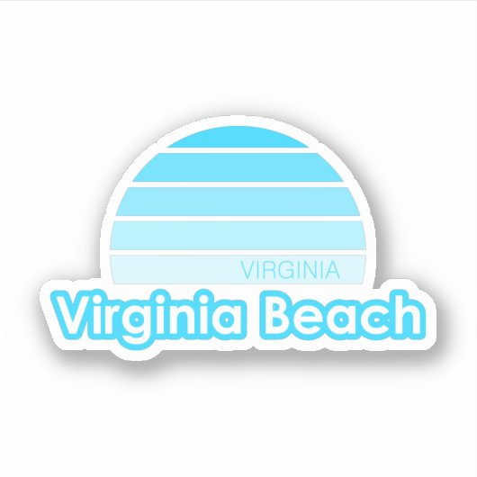Virginia Beach Sticker (Voorkant)