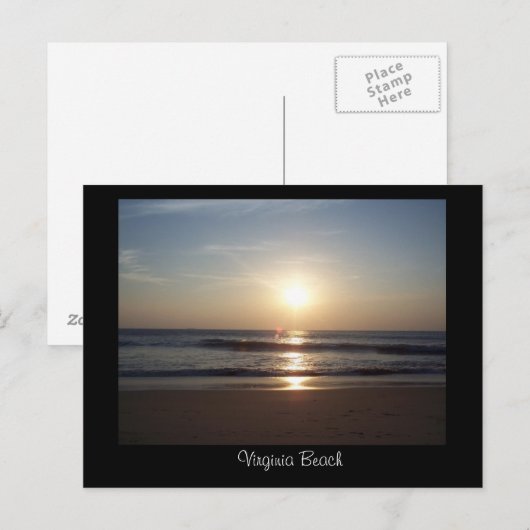 Virginia Beach Sunrise Briefkaart (Voorkant / Achterkant)