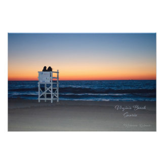 Virginia Beach Sunrise Foto Afdruk