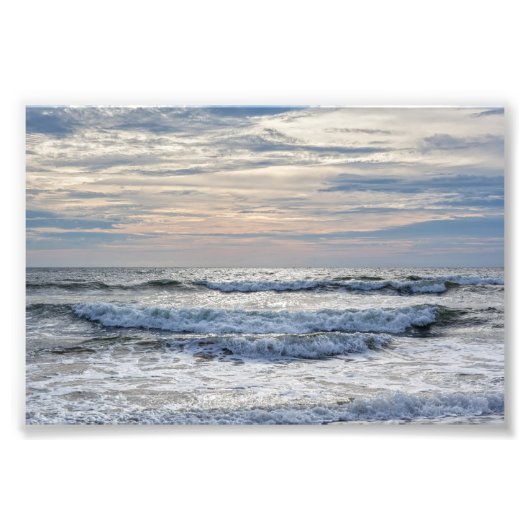 Virginia Beach Sunrise Foto Afdruk (Voorkant)