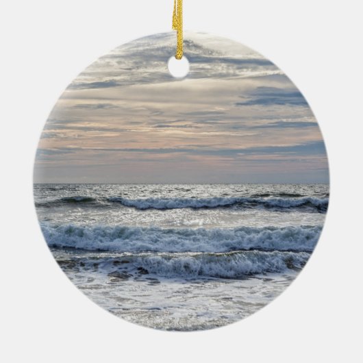 Virginia Beach Sunrise Keramisch Ornament (Achterkant)