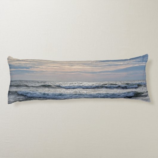 Virginia Beach Sunrise Lichaamskussen (Achterkant)