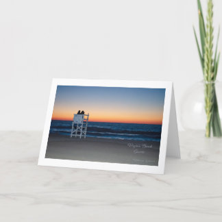 Virginia Beach Sunrise Note Kaarten