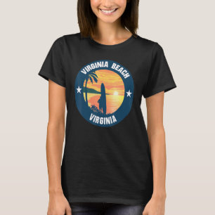 Virginia Beach Surfing Summer Beach Surfer T-shirt