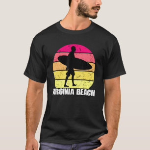 Virginia Beach Surfing Surfer Surf T-shirt