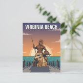 Virginia Beach Travel Briefkaart (Staand voorkant)