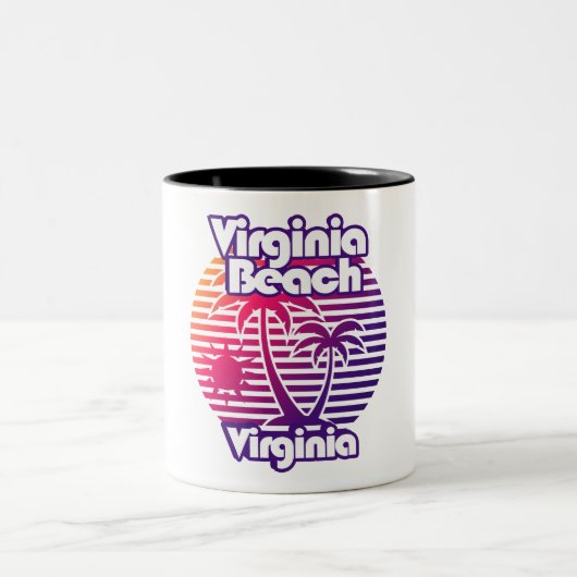 Virginia Beach Tweekleurige Koffiemok (Center)