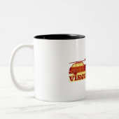 Virginia Beach. Tweekleurige Koffiemok (Links)