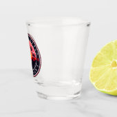 Virginia Beach USA Retro Sunset Souvenirs 80s Shot Glas (Rechts)