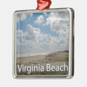 Virginia Beach VA Virginia Coast Metalen Ornament (Links)