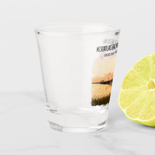 Virginia Beach, VA vrijgezellenfeest shotglas Shot Glas (Links)