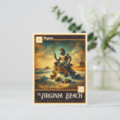 Virginia Beach, Virginia | BRIEFKAART (Staand voorkant)