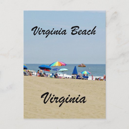 Virginia Beach, Virginia Briefkaart (Voorkant)