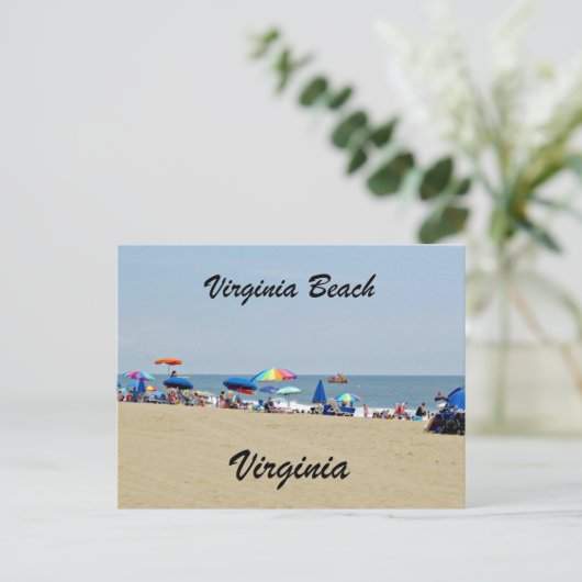 Virginia Beach, Virginia Briefkaart (Staand voorkant)