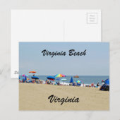 Virginia Beach, Virginia Briefkaart (Voorkant / Achterkant)