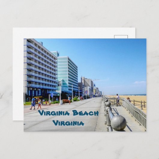 Virginia Beach, Virginia Briefkaart (Voorkant / Achterkant)