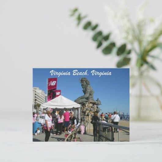 Virginia Beach, Virginia Briefkaart (Staand voorkant)