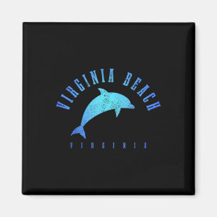 Virginia Beach Virginia Dolfijn Vakantie Magneet