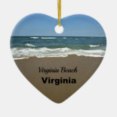 Virginia Beach, Virginia Keramisch Ornament (Voorkant)