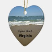 Virginia Beach, Virginia Keramisch Ornament (Links)