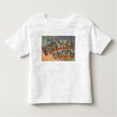 Virginia Beach, Virginia - Large Letter Scenes Kinder Shirts (Voorkant)