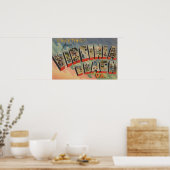 Virginia Beach, Virginia - Large Letter Scenes Poster (Keuken)