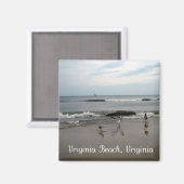 Virginia Beach, Virginia Magneet (Voorkant / Achterkant)