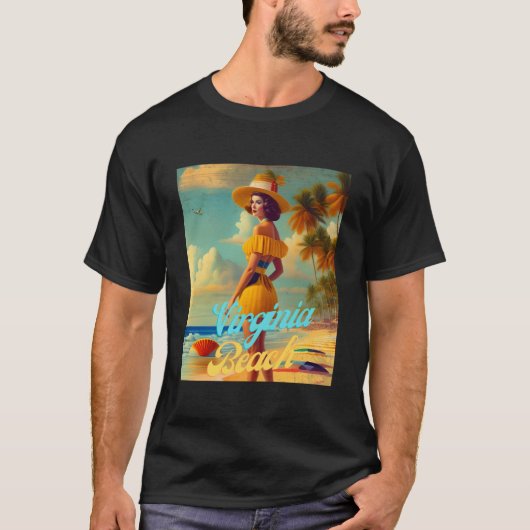 Virginia Beach Virginia Parasdise Beautiful T-shirt (Voorkant)