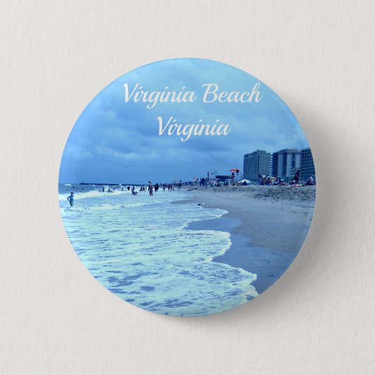 Virginia Beach, Virginia Ronde Button 5,7 Cm (Voorkant)
